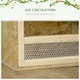 image 8 of PawHut 60cm Reptile Terrarium Vivarium w/ Glass Sliding Doors, Breathable Mesh