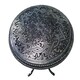 image 2 of Grape Round Table British Made, High Quality Cast Aluminium Garden Furniture - L61.5 x W61.5 x H68 cm Black