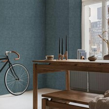 Superfresco Easy Zara Teal Wallpaper | Blue | Blue | 10m Length x 52cm Width