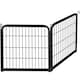 image 1 of Yaheetech 2 Metal Dog Playpen Panels, 60 × 60.5 cm Black