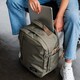 image 10 of CabinZero Classic Tech Backpack 28L, Underseat Approved Cabin Bag with Padded Laptop Sleeve | Green | Georgian Khaki
