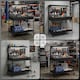 image 8 of HOMCOM 110 cm Workbench with Pegboard and LED Light, 272 kg Load Capacity | Black | Black | 110L x 60W x 150H cm