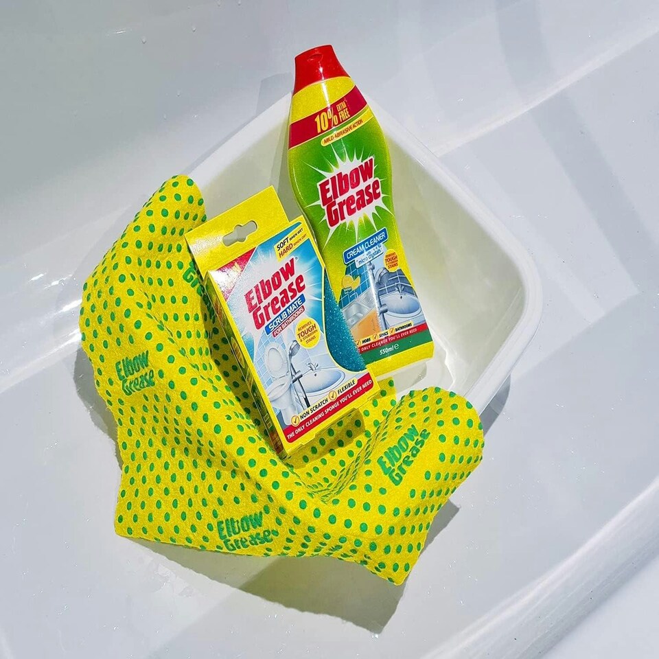 image 1 of Elbow Grease Cream Cleaner Tough Stubborn Stain Remover Lemon Fresh 540G