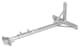 image 3 of Nedis Steel TV Aerial Mast Pole Wall Facia Loft Mount Adjustable 550mm 32-42mm