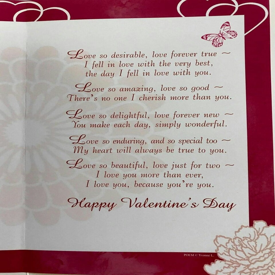 image 1 of I Love you More Then Words Can Say Sentimental Verse Valentine's Day card