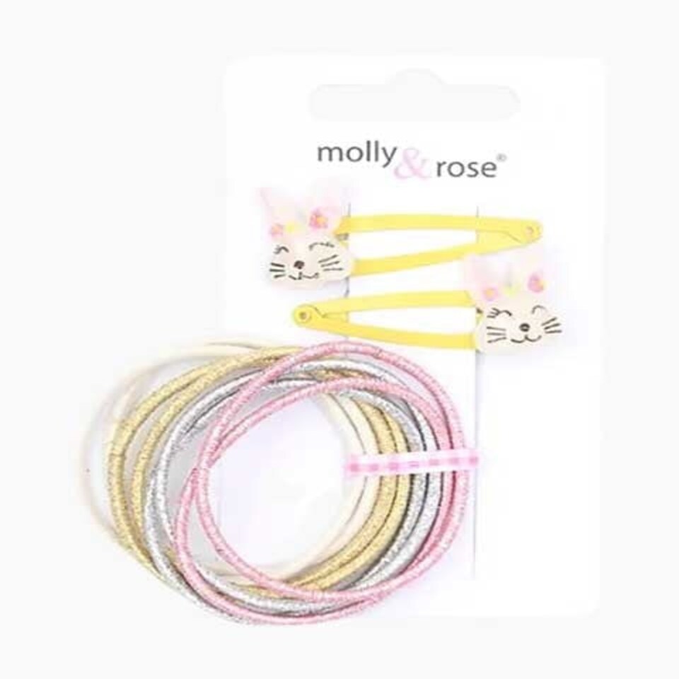 Molly And Rose Animal Sleepies And Elastics Set