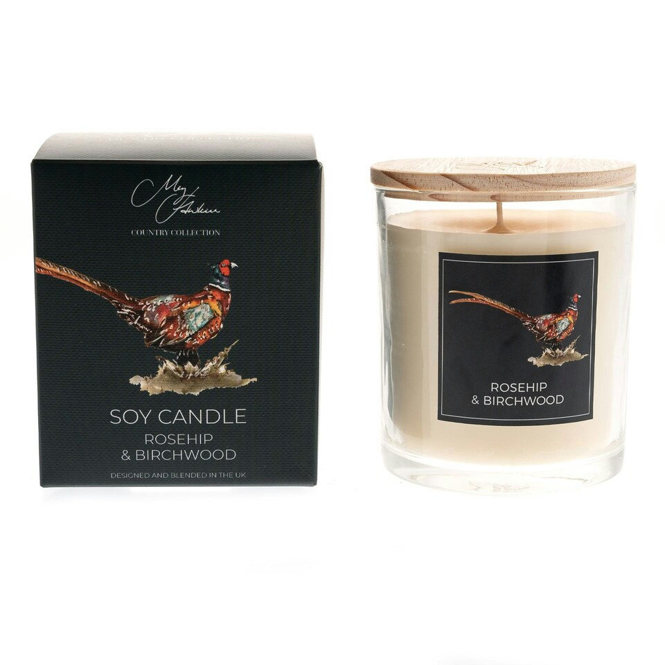 image 1 of Meg Hawkins 250g Candle - Rosehip and Birchwood