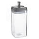 image 4 of Argon Tableware Flip Lock Plastic Food Storage Containers - 1.2 Litre - Grey - Pack of 6