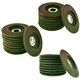 image 1 of 30 x Flap Discs 40, 60 & 80 Grit Angle Grinder 4.5" 115mm Flat Sanding Grinding