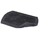 image 2 of Showerdrape Ultra 100% Cotton Charcoal Reversible Bath Mat 800 x 500mm