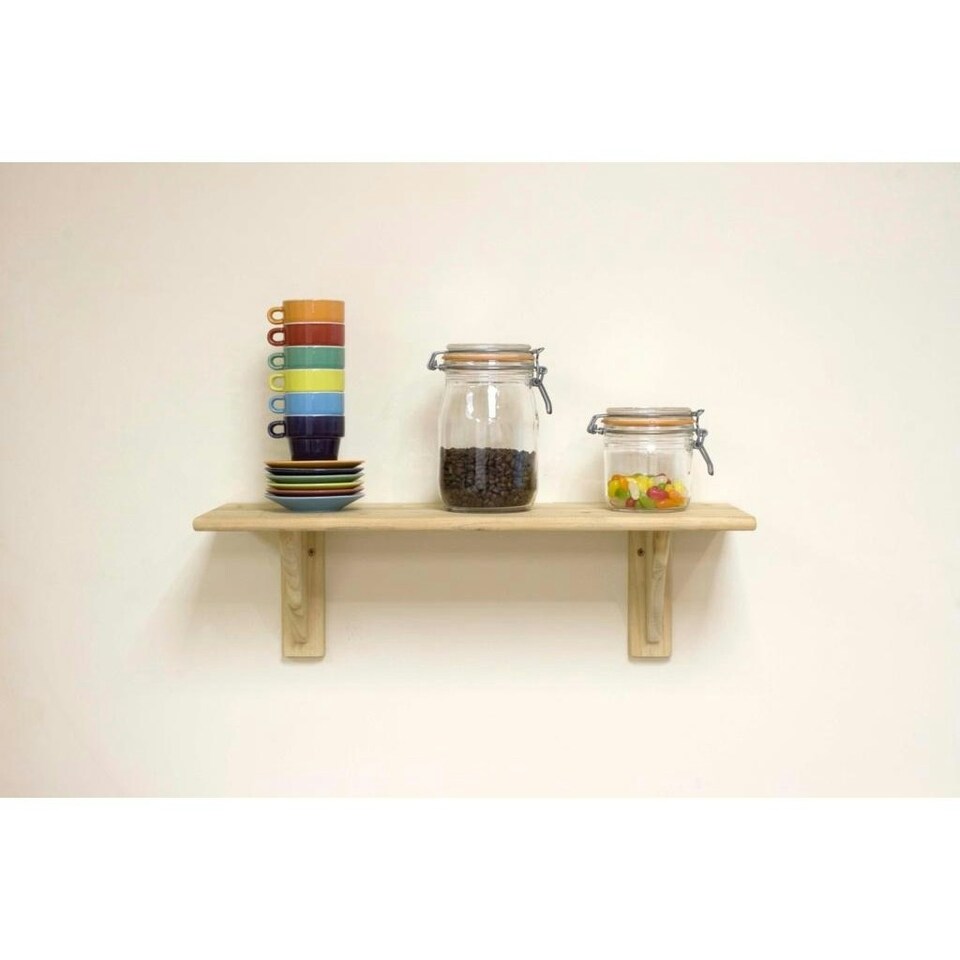 Core Wall Shelf Set - Natural - 585mm