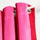 image 2 of OHS Stripe Print Ultra Blackout Panel Pair Eyelet Curtains, 90x90" Pink