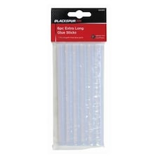 Blackspur Hot Glue Sticks - 11mm x 150mm - White - Pack of 6