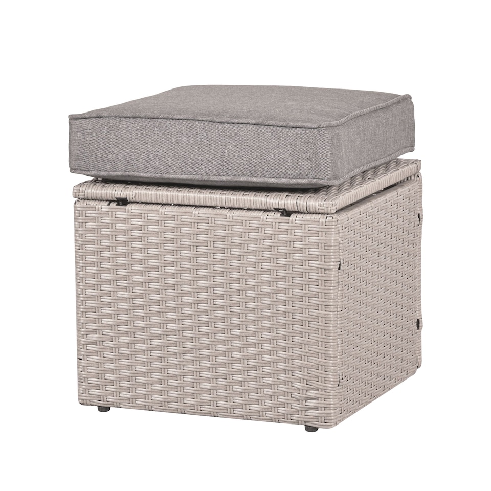 image 1 of York 8 Seat grey rattan corner sofa dining set