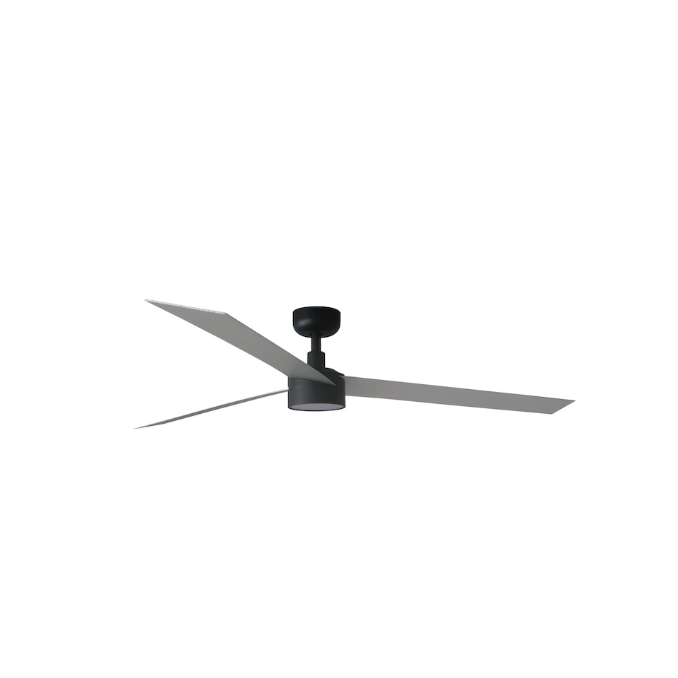 image 1 of Cruiser 160cm LED Ceiling Fan Matt Black, Aluminium Blades CCT