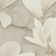 image 1 of Gentle Blossoms Wallpaper in White on Grey Multi