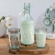 image 3 of Verano Spanish Ceramics Recycled Glass Absolute Milk Bottle - 1L | Clear | 1