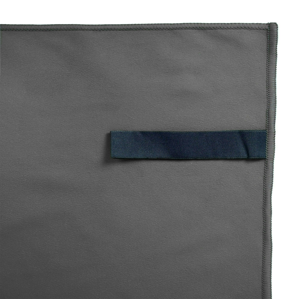 image 1 of Mountain Warehouse Microfiber Towel Super Absorbent Swimming Travel Accessory Grey | Dark Grey | One size