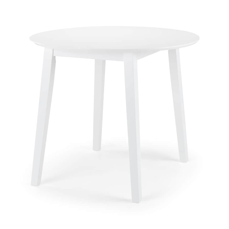 image 1 of Premium Coast 90cm White Dropleaf Dining Table