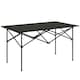 image 1 of Outsunny Portable Camping Table, 3ft Lightweight Folding Aluminium Picnic Table with Roll Up Top, Carry Bag for Outdoor Camping, Picnic, Hiking, Cooking, BBQ, Fishing, Black