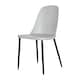 image 3 of Aspen Grey Oak Effect 80cm Square Dining Table with 2 Moulded Duo Design Chairs - Compact Kitchen and Dining Set | Grey | Grey Oak Effect | One Size | 1