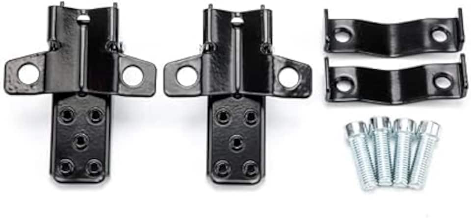image 1 of London Boutique A Pair Universal Foldable Foot Pegs Pedals, Clamp-on Frame Mount Footrest for Ebike, Motorcycle, MTB, ATV, Scooter, UTV & Go Karts
