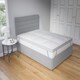 image 1 of Dual Layer 3cm Mattress Topper Air Flow Hypo Allergenic Soft Touch Bedding White | Small Single