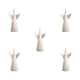 image 3 of Set of 5 15cm Battery Operated LED Floating Angel Candle Christmas Decorations with Remote in Warm White