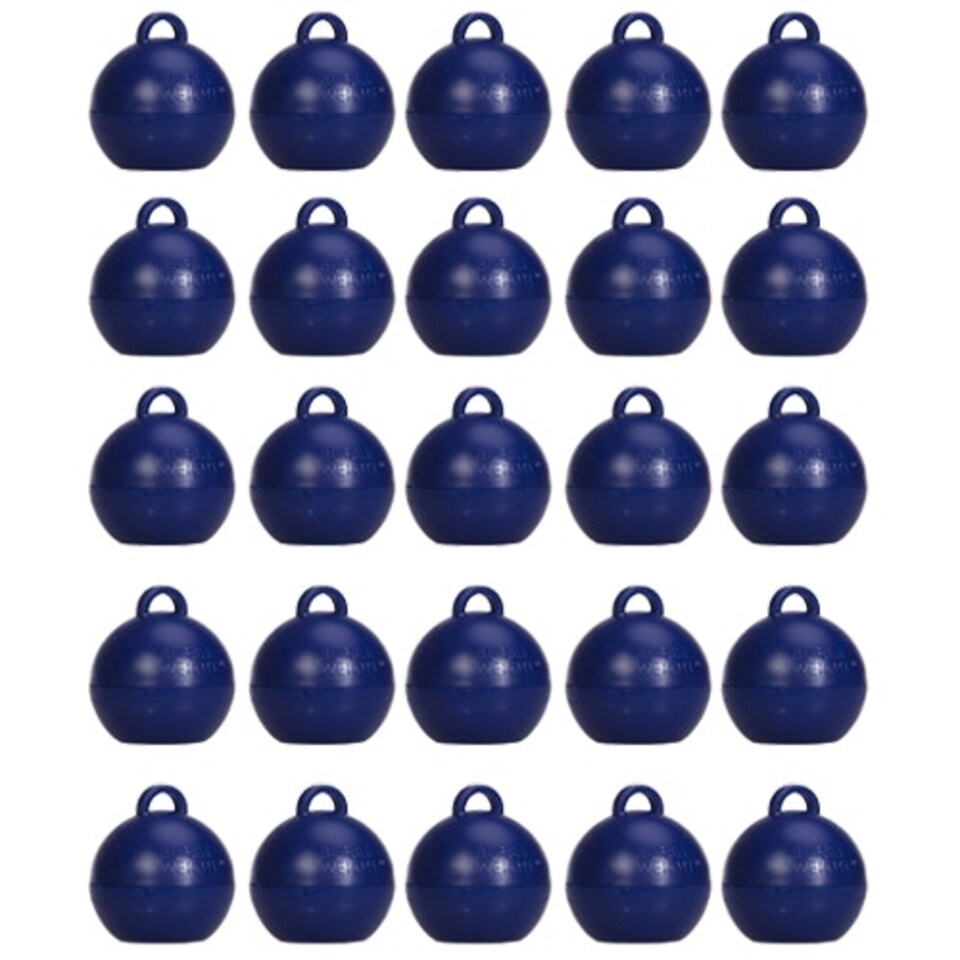 Navy Blue Bubble Balloon Weights - Pack of 25