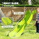 image 5 of AIYAPLAY Freestanding Garden Wavy Slide for Kids with Climbing Ladder, Green