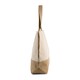 image 2 of Kimood Canvas And Jute Shopper Bag - Natural/Natural - One Size Cream