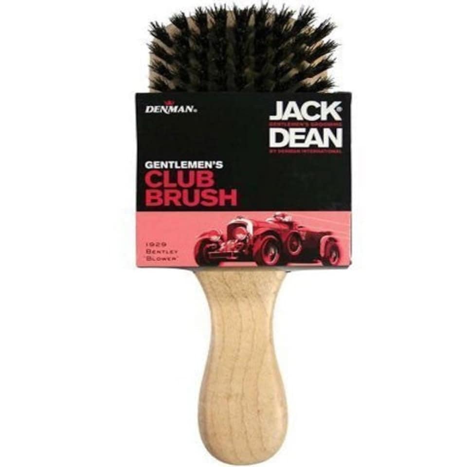 Denman Jack Dean Gentlemens Club Brush Wooden JDCB