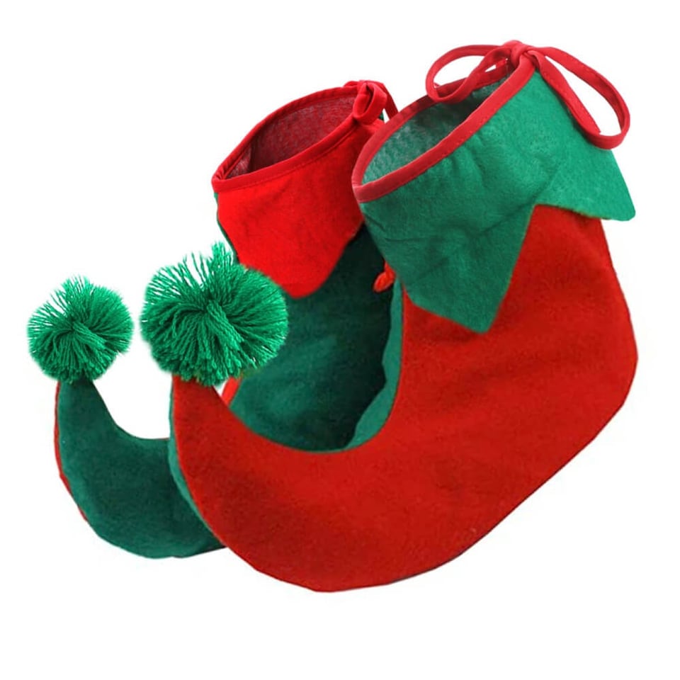 image 1 of Pack of 24 Elf Boots Red | One Size