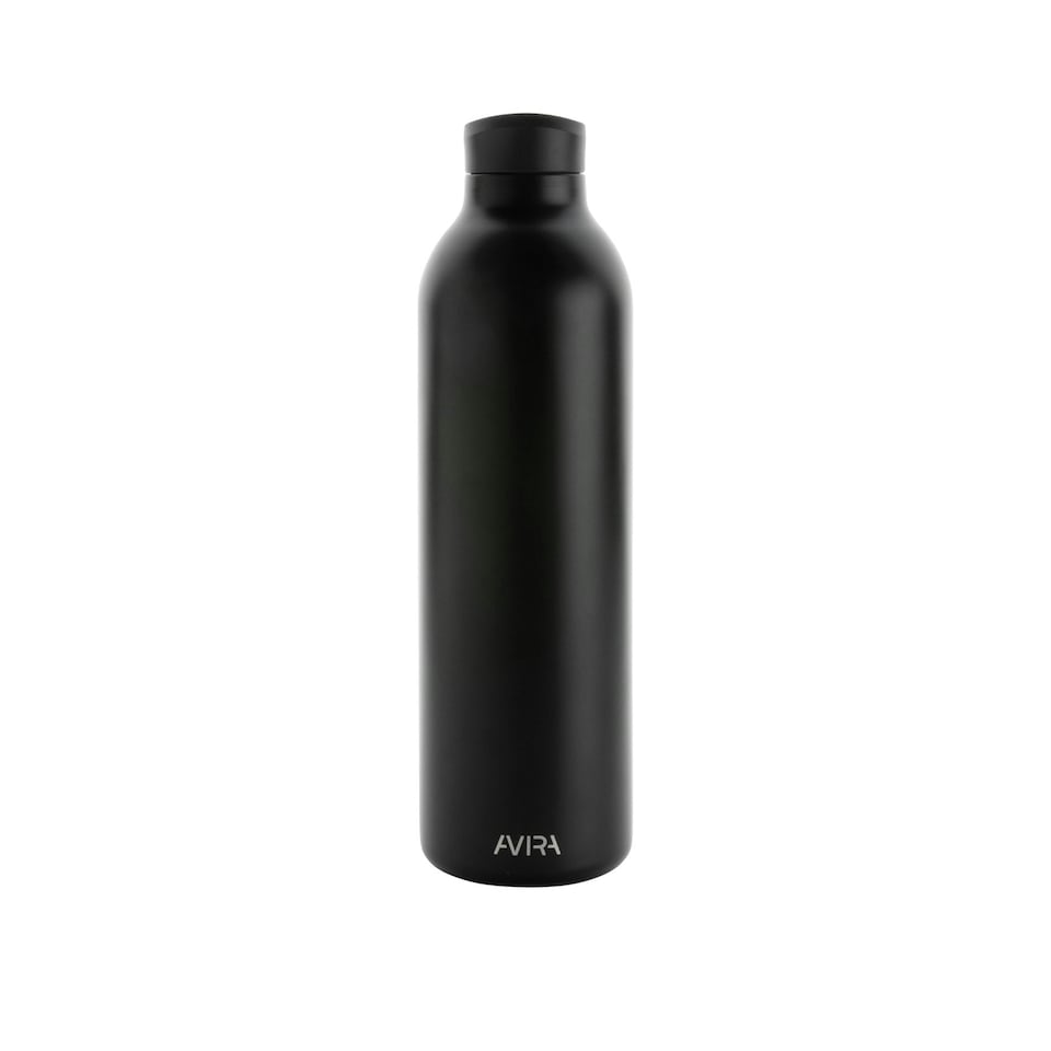 image 1 of Avira Avior Recycled Stainless Steel 1L Water Bottle - Black - One Size | Black | One Size