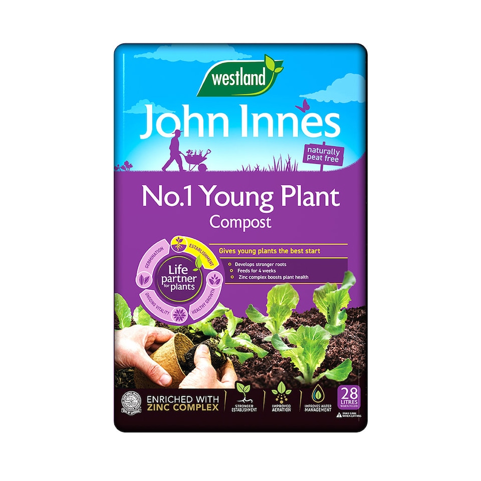 image 1 of Westland John Innes Peat Free No.1 Young Plant Compost - 28L