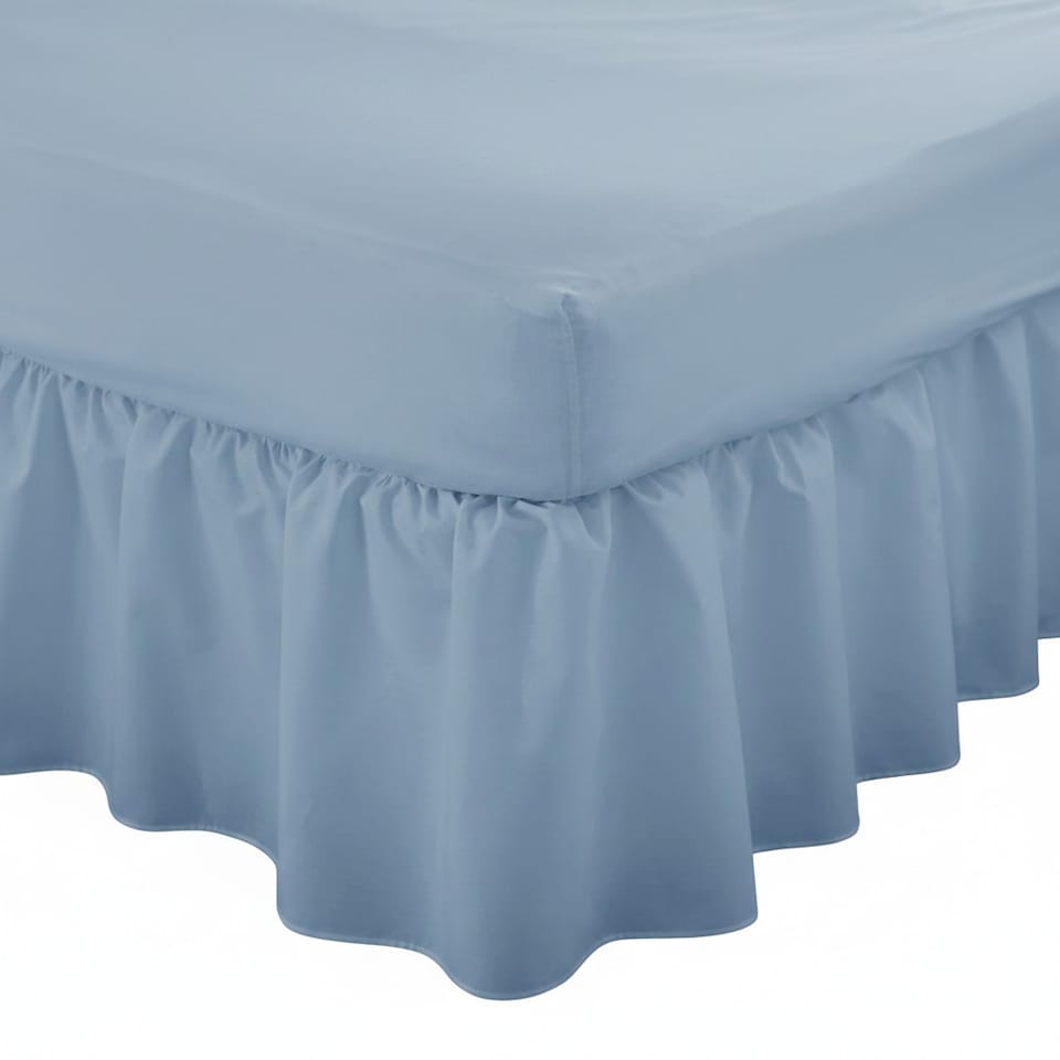 Percale Centre Pleated Platform Valance