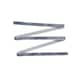 image 2 of Light Grey Velvet Ribbon - 10mm x 5m