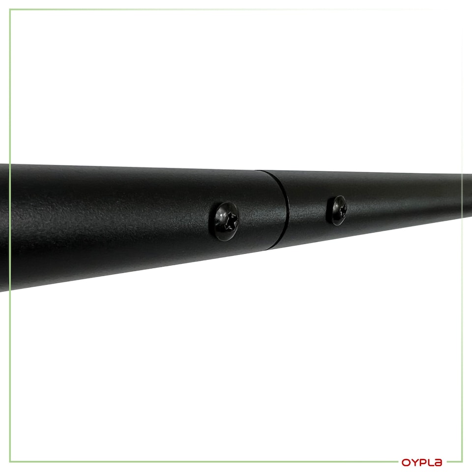 image 1 of 5ft Wall Mounted Garment Clothes Rail Super Heavy Duty All Metal Black | Black | One Size