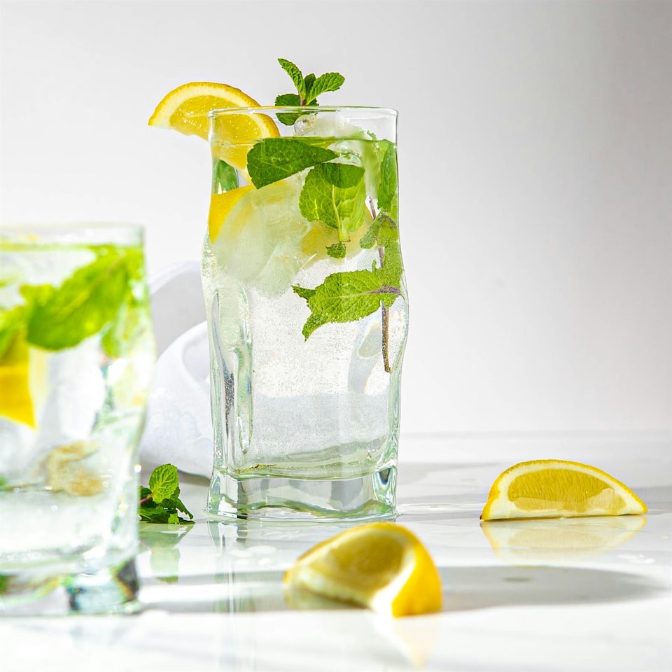 image 1 of Bormioli Rocco Sorgente Highball Glasses - 460ml - Pack of 4 Clear