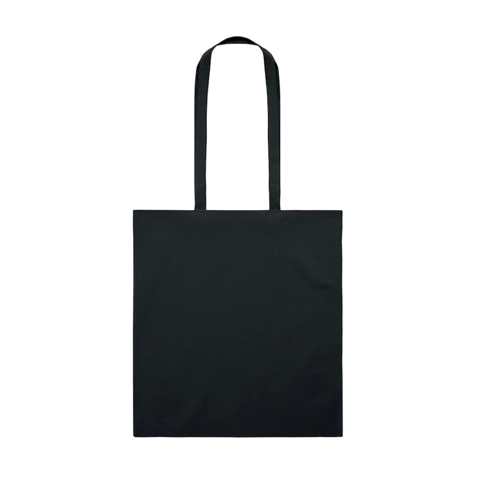 image 1 of MidOcean Tura Colour Organic Cotton Shopper Bag - Black - One Size | Black