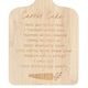 image 3 of Something Different Carrot Cake Recipe Bamboo Cutting Board - Natural - One Size Cream