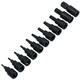 image 6 of Male Torx Star Impact Impacted Shallow Short Bit Sockets T10 - T60 11pc Set