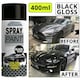 image 2 of Car Pride Black Gloss Spray Paint 400ml Ideal for Car Bike Touch-Up Surfaces Black