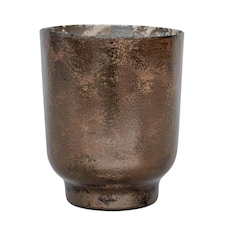 Metallic Glass Holder Bronze