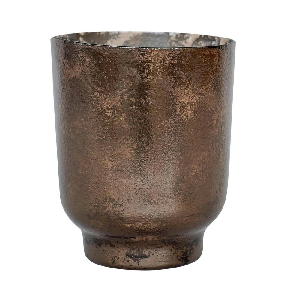 image 1 of Metallic Glass Holder Bronze