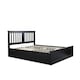 image 4 of Painted Wood King Size Ottoman Bed  in Black