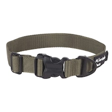 Mountain Paws Extra Tough Olive Dog Collar | Green | Olive | L | 1
