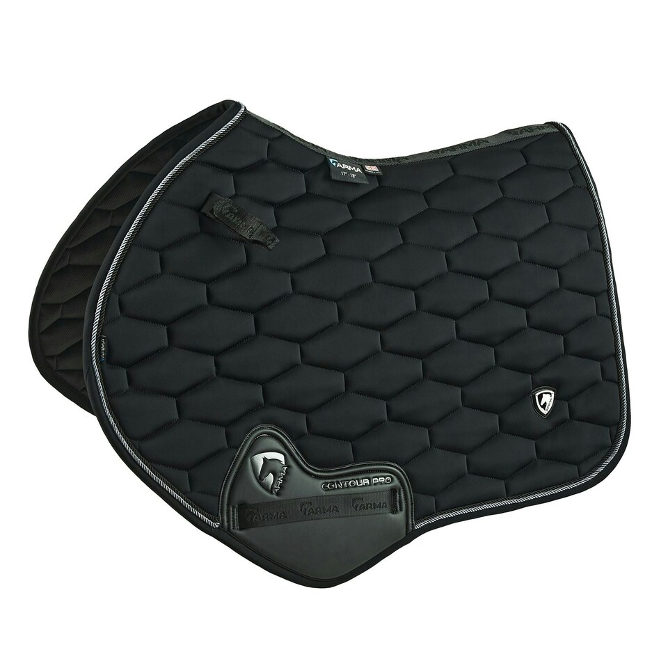 image 1 of Shires Arma Eltar Jump Saddlecloth White | Size: 15-16.5 Inch
Colour: White