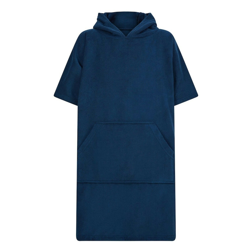 image 1 of Towel City Childrens/Kids Poncho - Navy - 6-9 Years