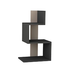 Decortie Rosie 3-Tier Side Table 42x30x72cm Anthracite Grey